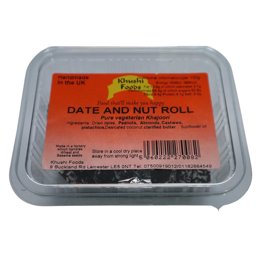 Date and Nut Roll - Hand Made Resealable Party Sharing Food