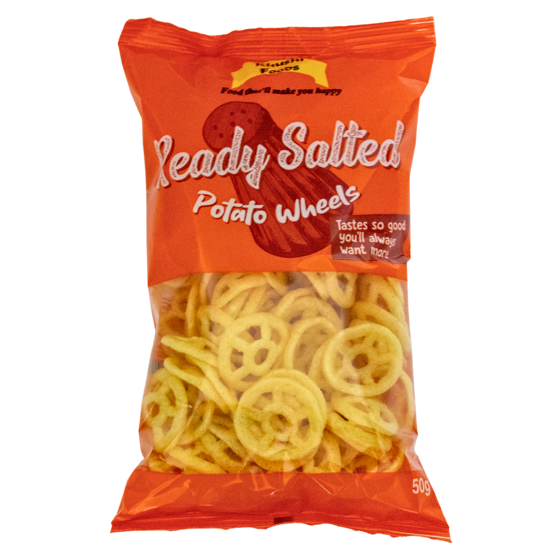 Ready Salted Potato Wheels (50grx10) Full Box- Party Sharing Food