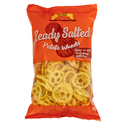 Ready Salted Potato Wheels (50grx10) Full Box- Party Sharing Food